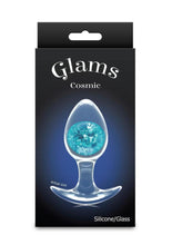 Load image into Gallery viewer, Cosmic Glams Silicone Anal Plug - Blue/Pink - Medium
