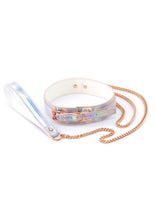Load image into Gallery viewer, Cosmo Bondage Collar and Leash - Multicolor/Rainbow
