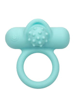 Load image into Gallery viewer, Couple's Enhancers Silicone Rechargeable Nubby Lover's Delight - Teal
