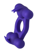 Load image into Gallery viewer, Couple's Enhancers Silicone Rechargeable Triple Orgasm Enhancer
