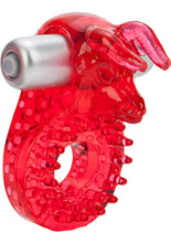 Load image into Gallery viewer, Couples Raging Bull Vibrating Cock Ring - Red
