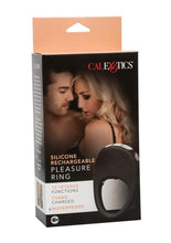 Load image into Gallery viewer, Couples's Enhancers Silicone Rechargeable Pleasure Ring - Black
