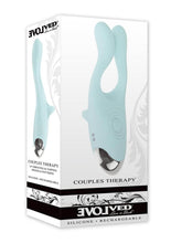 Load image into Gallery viewer, Couples Therapy Rechargeable Silicone Vibrator - Green

