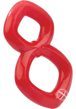 Load image into Gallery viewer, Crazy 8 Cock Ring - Red
