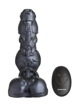 Load image into Gallery viewer, Creature Cock Thrusting and Vibrating Rechargeable Silicone Dildo - Gray/Grey
