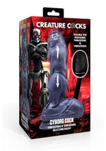 Load image into Gallery viewer, Creature Cock Thrusting and Vibrating Rechargeable Silicone Dildo - Gray/Grey
