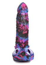 Load image into Gallery viewer, Creature Cocks Alendoid Silicone Dildo - Multicolor
