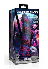 Load image into Gallery viewer, Creature Cocks Alendoid Silicone Dildo - Multicolor
