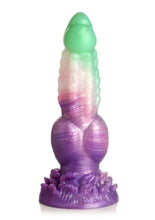 Load image into Gallery viewer, Creature Cocks Aqua Phoenix Silicone Dildo - Multicolor
