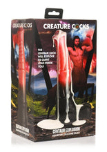 Load image into Gallery viewer, Creature Cocks Centaur Explosion Squirting Silicone Dildo - Black/Red
