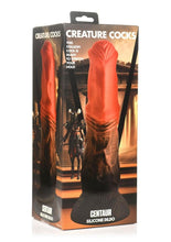 Load image into Gallery viewer, Creature Cocks Centaur Silicone Dildo - Black/Red
