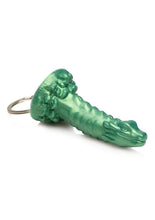 Load image into Gallery viewer, Creature Cocks Cockness Monster Keychain - Green/Metal
