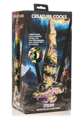 Creature Cocks Cyclops Monster Silicone Dildo - Multicolor