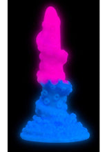 Load image into Gallery viewer, Creature Cocks Deluxe Lord Kraken Vibrating Rechargeable Silicone Glow In The Dark Dildo
