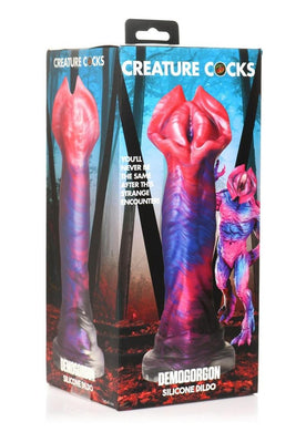 Creature Cocks Demogorgon Silicone Dildo - Multicolor