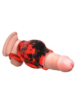 Load image into Gallery viewer, Creature Cocks Hell Hound Silicone Penis Sleeve and Ball Stretcher
