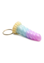 Load image into Gallery viewer, Creature Cocks Mystique Unicorn Keychain - Metal/Multicolor
