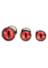 Load image into Gallery viewer, Creature Cocks Red Eye Metal Butt Plug
