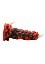 Load image into Gallery viewer, Creature Cocks Red Talon Vibrating Rechargeable Silicone Dildo
