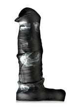 Load image into Gallery viewer, Creature Cocks Stallion Silicone Penis Extension - Black/Gray/Grey
