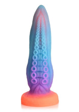 Load image into Gallery viewer, Creature Cocks Tenta-Cock Glow In The Dark Silicone Dildo - Glow In The Dark/Multicolor
