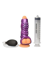 Load image into Gallery viewer, Creature Cocks Tentacle Squirting Silicone Penis Enhancer - Purple
