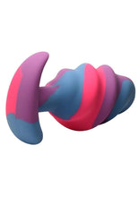 Load image into Gallery viewer, Creature Cocks Unicorn Swirl Silicone Butt Plug
