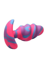 Load image into Gallery viewer, Creature Cocks Unicorn Swirl Silicone Butt Plug
