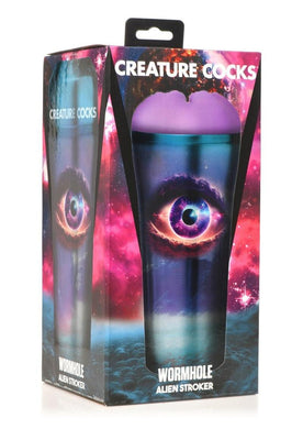 Creature Cocks Wormhole Alien Stroker - Black/Purple