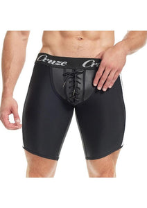 Cruze Kick-Off Lace Up Short - Black - Large/XLarge