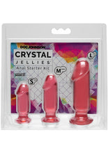 Load image into Gallery viewer, Crystal Jellies Anal Starter - Pink - 3 Piece Kit
