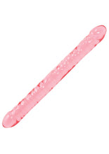 Load image into Gallery viewer, Crystal Jellies Double Dildo - Pink - 18in
