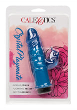 Load image into Gallery viewer, Crystal Playmate Dual Vibrating Massager - Blue
