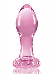 Crystal Premium Glass Flower Probe - Pink