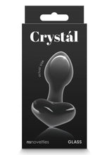 Load image into Gallery viewer, Crystal Premium Glass Heart Probe - Black
