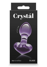 Load image into Gallery viewer, Crystal Premium Glass Heart Probe - Purple
