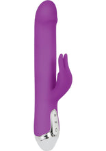 Load image into Gallery viewer, Dancing Pearl Rabbit Rechargeable Silicone Rabbit Vibrator - Purple
