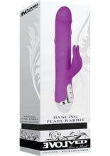 Load image into Gallery viewer, Dancing Pearl Rabbit Rechargeable Silicone Rabbit Vibrator - Purple
