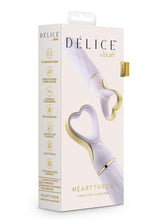 Load image into Gallery viewer, Delice Heartthrob Rechargeable Silicone Vibrator - Lavender Love - Purple

