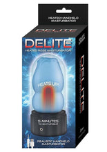 Load image into Gallery viewer, Delite Heated Rose Rechargeable Masturbator - Blue
