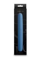 Load image into Gallery viewer, Desire Amore Rechargeable Silicone Dual End Vibrator - Blue
