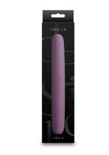 Load image into Gallery viewer, Desire Amore Rechargeable Silicone Dual End Vibrator - Purple
