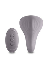 Load image into Gallery viewer, Desire Mantra Rechargeable Silicone Vibrator - Gray/Grey

