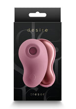 Load image into Gallery viewer, Desire Tresor Rechargeable Silicone Clitoral Stimulator - Pink
