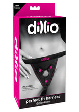 Load image into Gallery viewer, Dillio Perfect Fit Harness - Black/Pink
