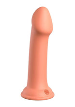 Load image into Gallery viewer, Dillio Platinum Big Hero Silicone Dildo - Orange - 6in
