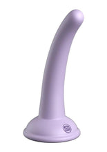 Load image into Gallery viewer, Dillio Platinum Curious Five Silicone Dildo - Lavender - 5in
