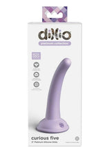 Load image into Gallery viewer, Dillio Platinum Curious Five Silicone Dildo
