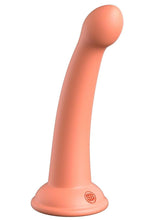 Load image into Gallery viewer, Dillio Platinum Secret Explorer Silicone Dildo - Orange - 6in
