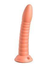 Load image into Gallery viewer, Dillio Platinum Wild Thing Silicone Dildo - Orange - 7in
